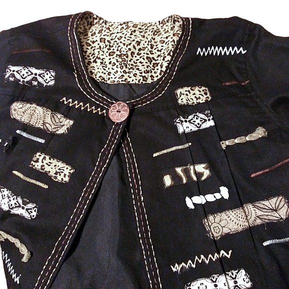 Plus Size Vintage Jacket, Women's Jacket, Oversize Jacket, Vintage Top, Jacket - Picture 6 of 14